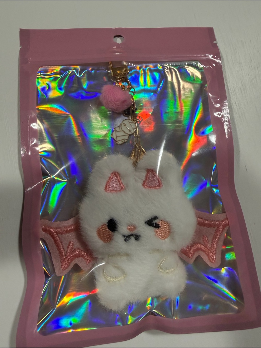 Cute Halloween Bat Plush Keychain/Charm